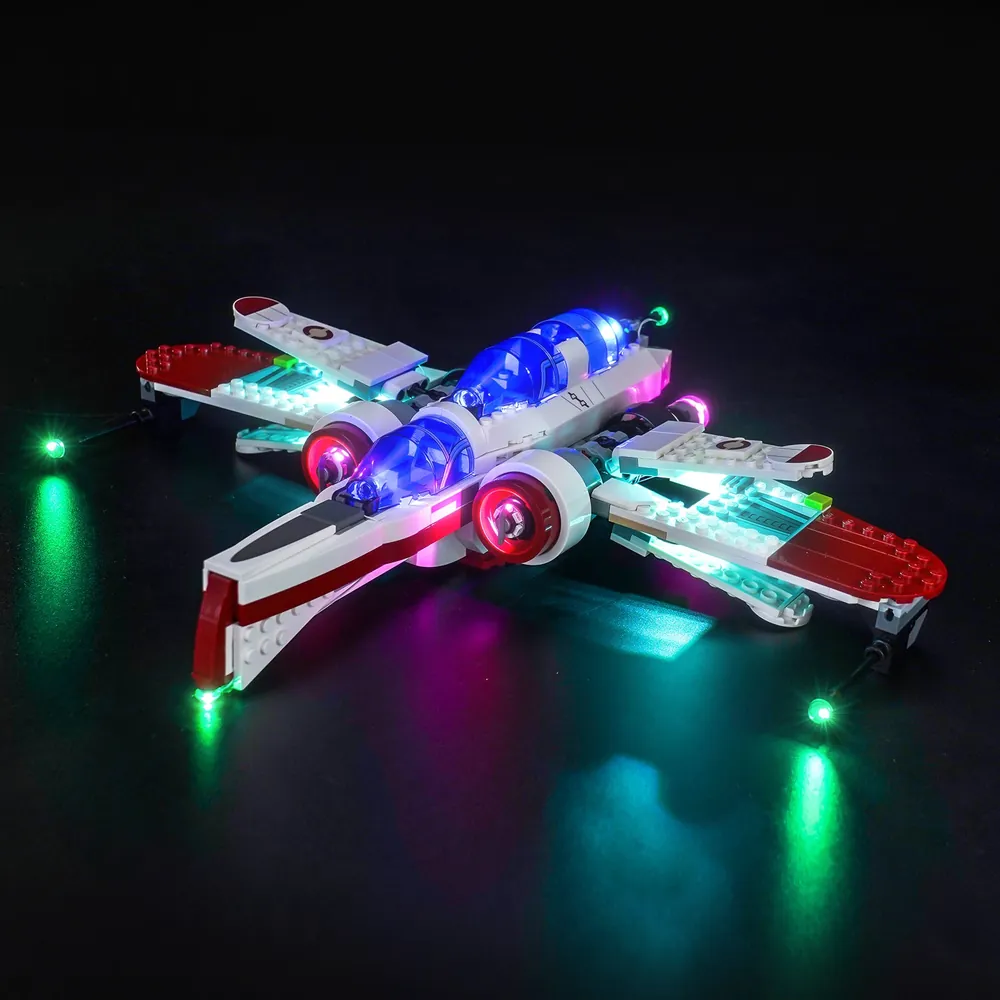 BrickBling LED kit for LEGO ARC-170 Starfighter 75402, illuminating engines and cannons