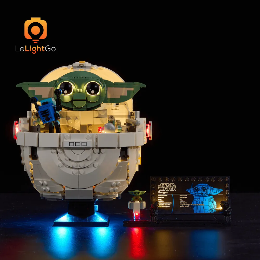 LeLightGo light kit for LEGO Grogu 75403 with micro-LEDs