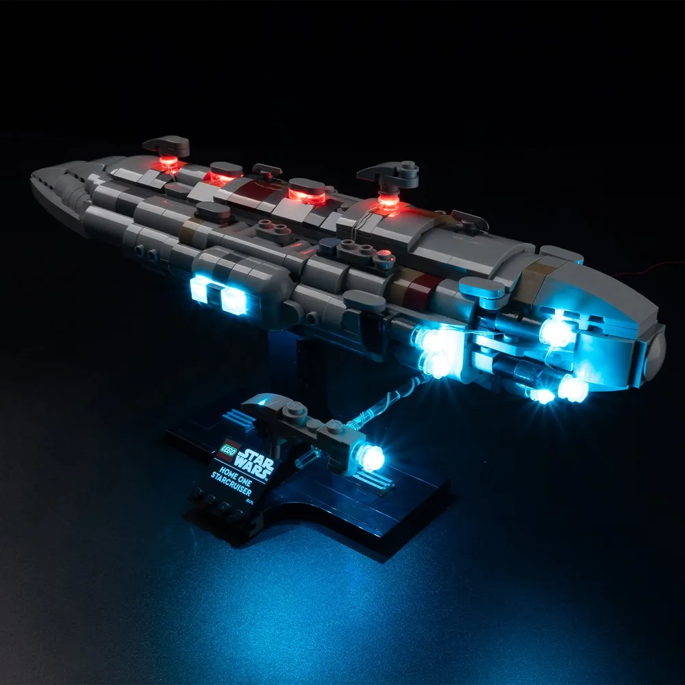 Game of Bricks Home One Starcruiser lighting with remote control