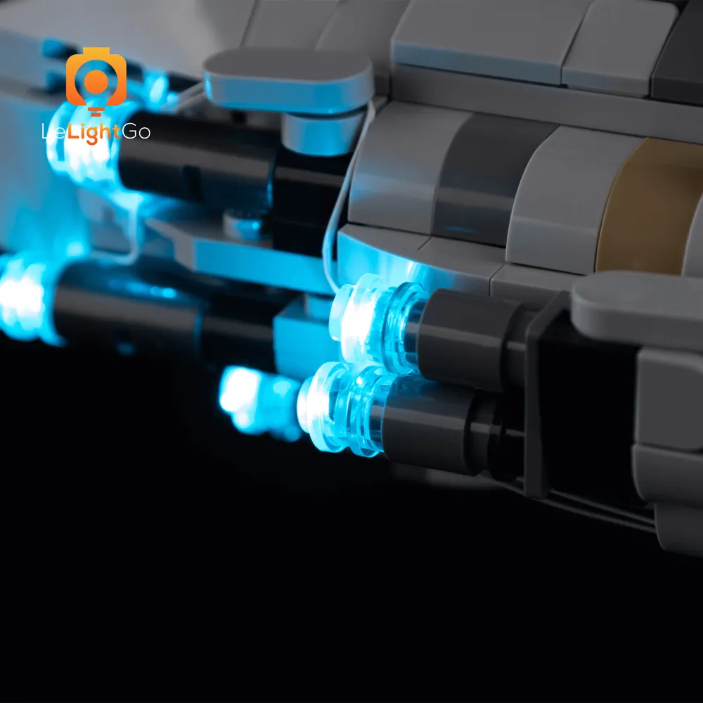 LeLightGo light kit for Star Wars 75405 showing bridge illumination