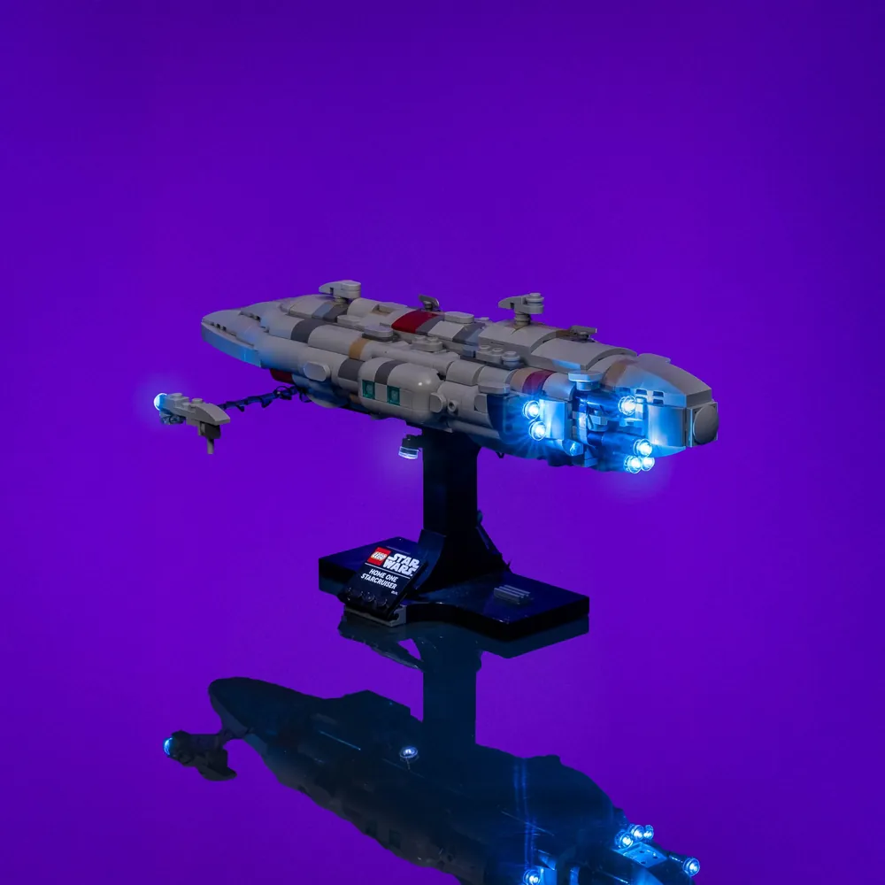 LightMyBricks LED kit for LEGO Home One Starcruiser 75405 with premium lighting