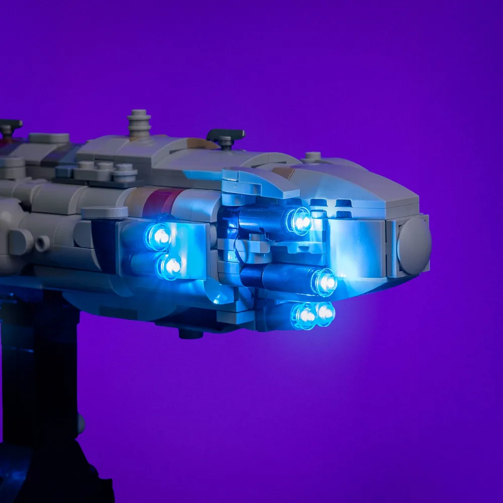 LightMyBricks light kit for Star Wars 75405 with full hull illumination