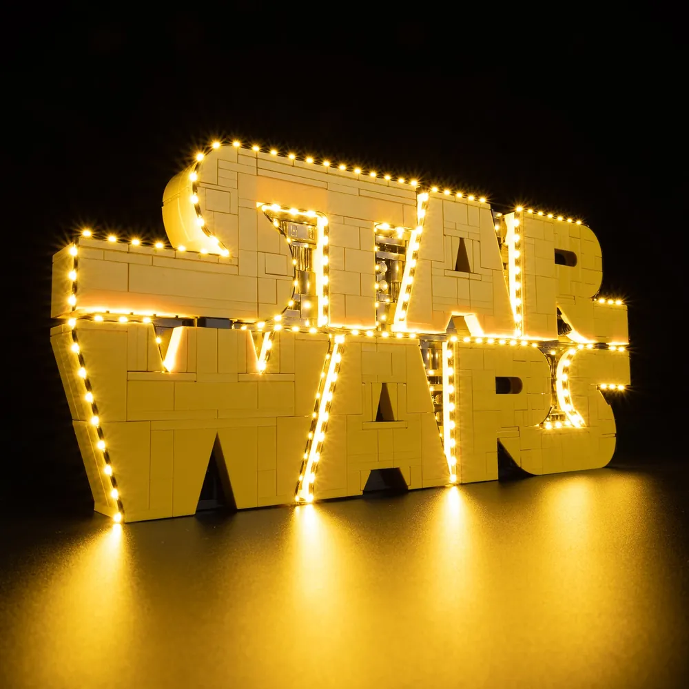 Game of Bricks LED kit for LEGO Star Wars Logo 75407 with edge lighting