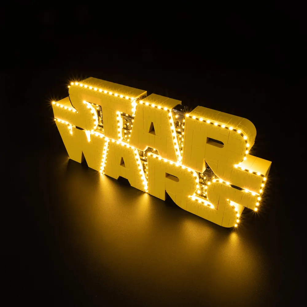 LEGO Star Wars Logo 75407 with Game of Bricks LED kit
