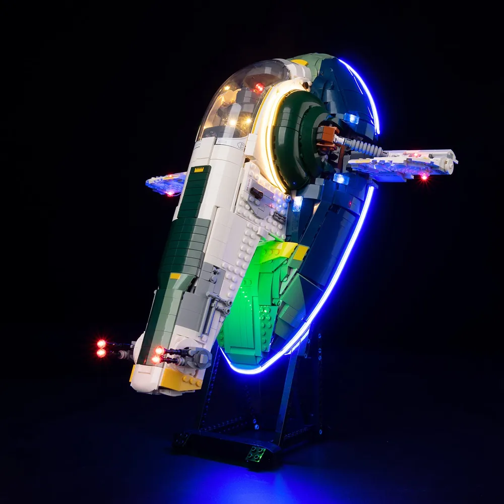 Game of Bricks LED kit with Remote and Sound for LEGO 75409 Firespray-Class