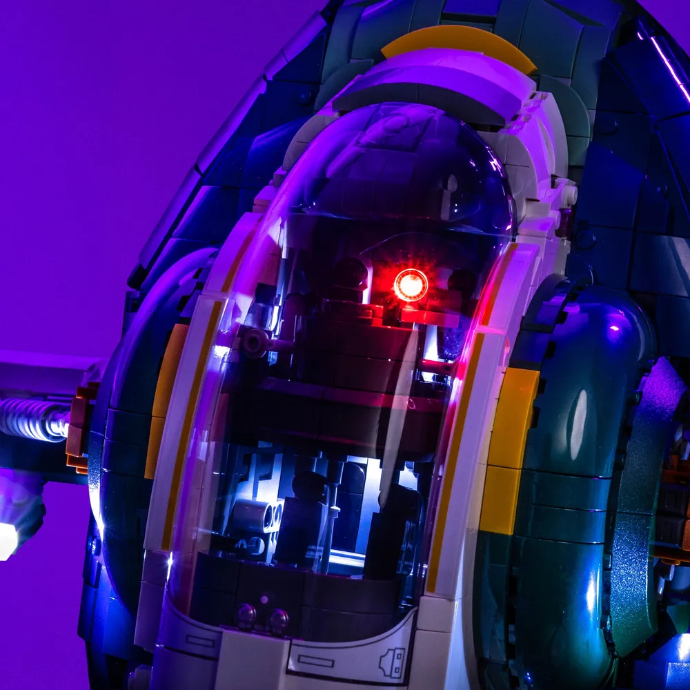 LightMyBricks lighting for LEGO Star Wars 75409 Jango Fett's Starship