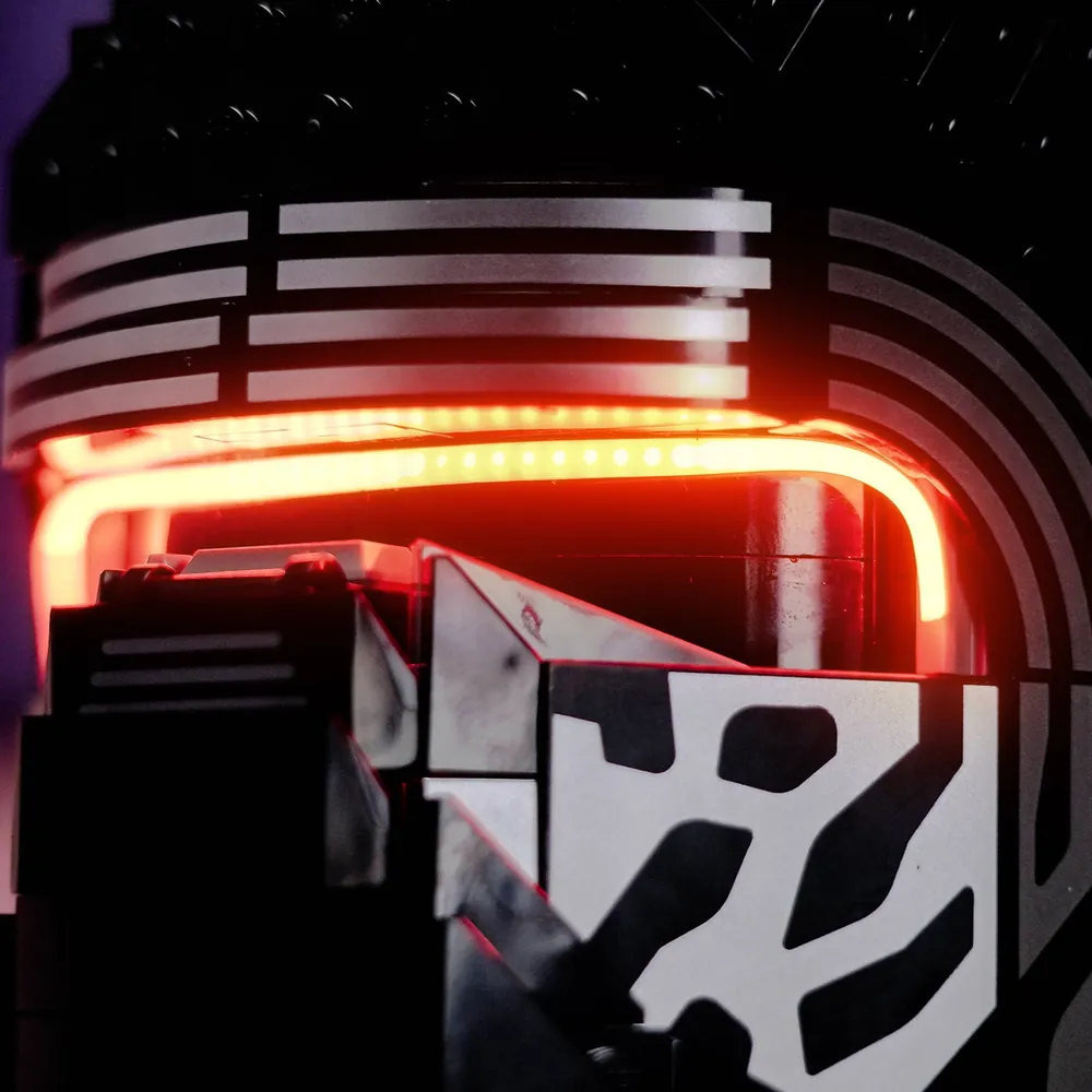 BrickBling LED lighting for Kylo Ren helmet with concealed wires