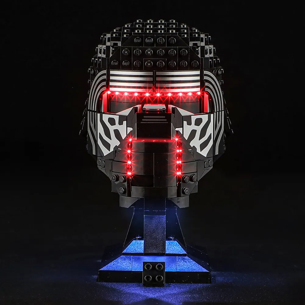 Lightailing Briksmax light kit for LEGO Kylo Ren Helmet 75415 with harness