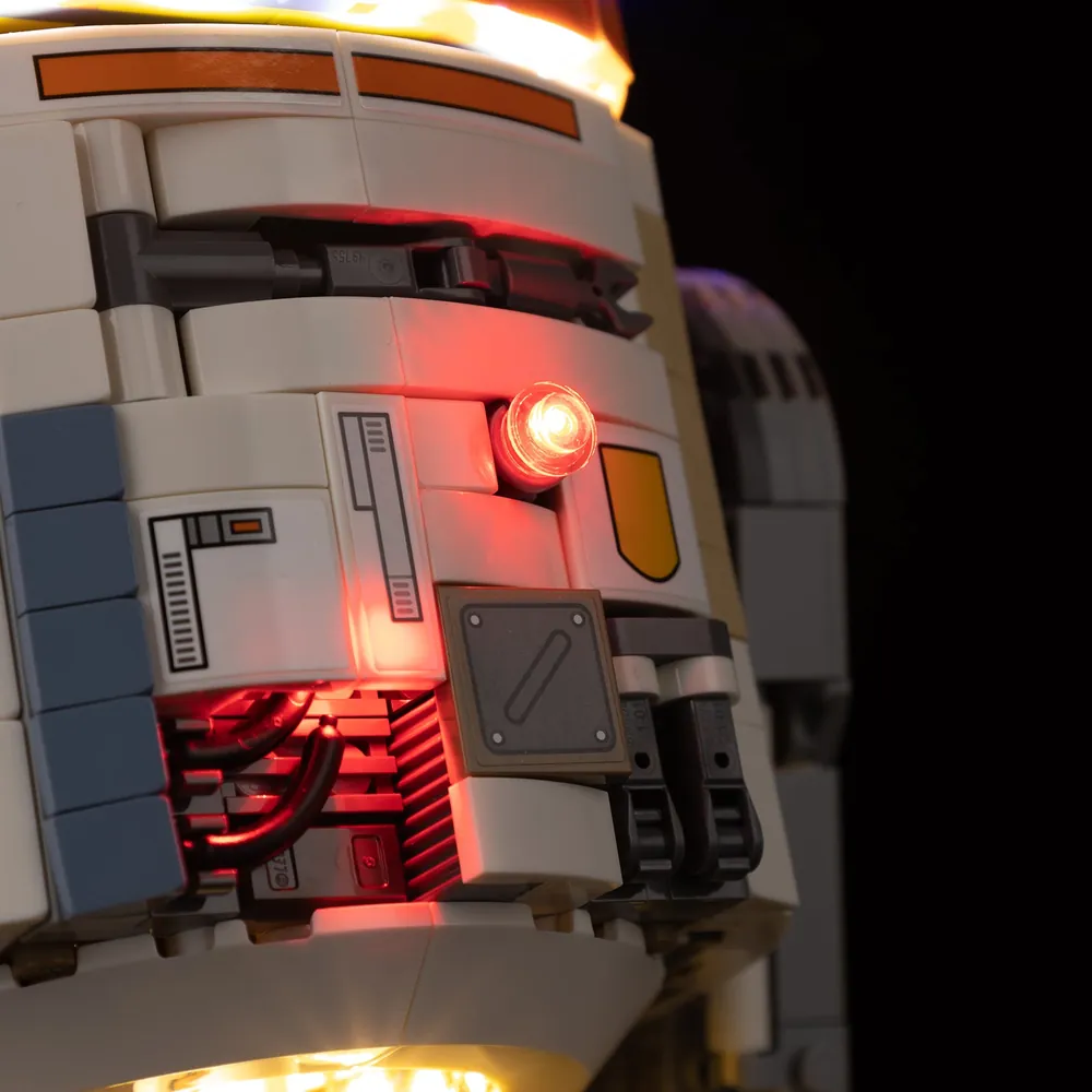 Modular expansion board lighting for LEGO Star Wars C1-10P