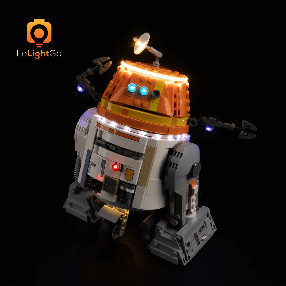 LeLightGo LED kit for LEGO Chopper 75416 with sound variant