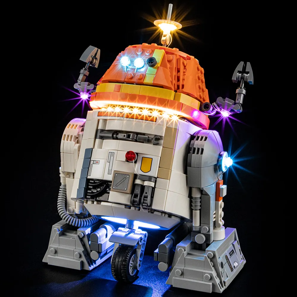 Lightailing LED kit for LEGO Chopper 75416 with pre-soldered harness