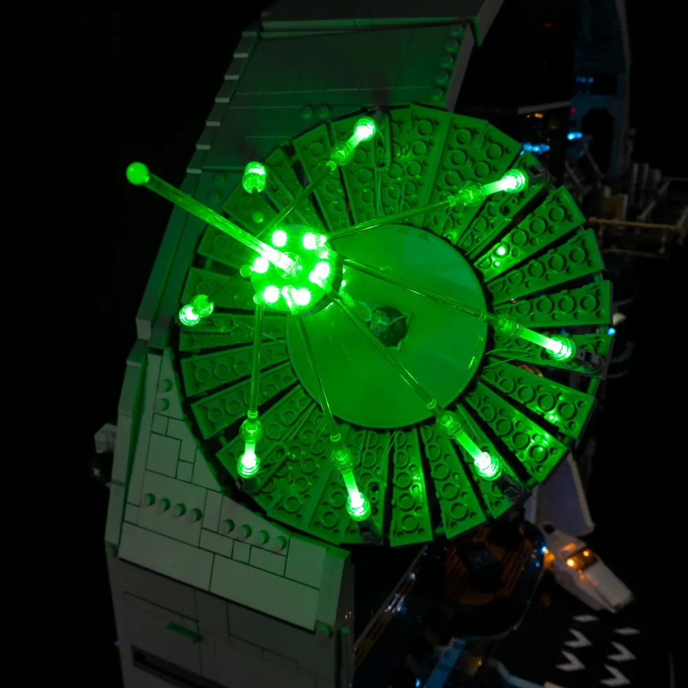 Remote and sound version of Game of Bricks Death Star LED kit