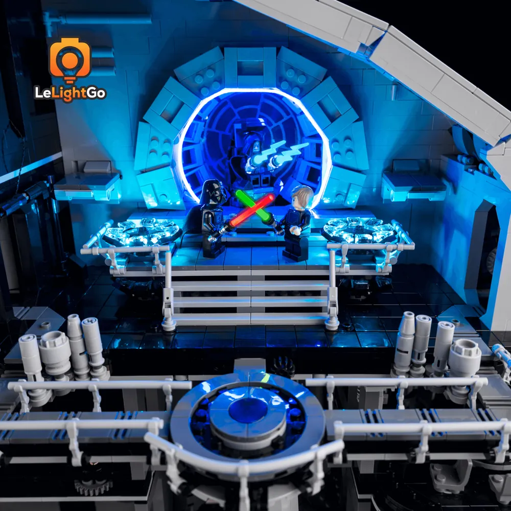 Remote control version of LeLightGo Death Star LED kit