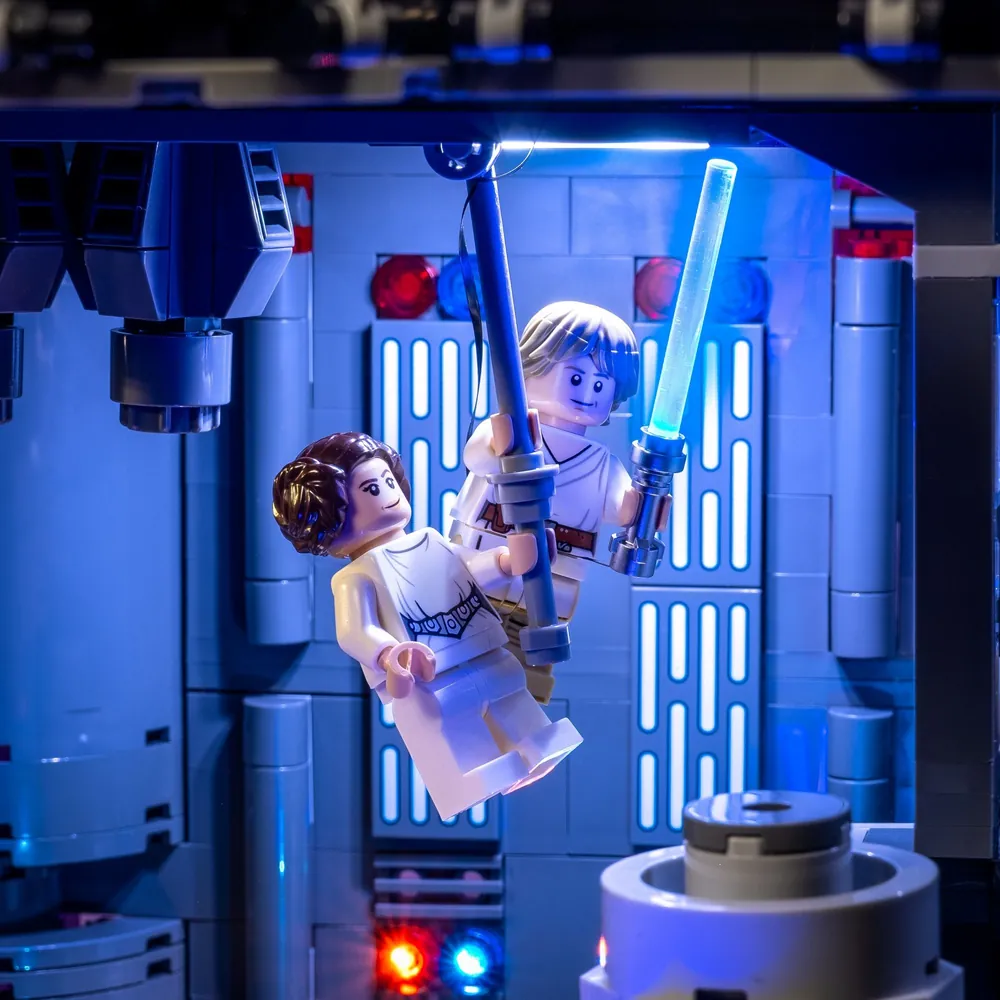 Light My Bricks Death Star LED kit with robust wiring