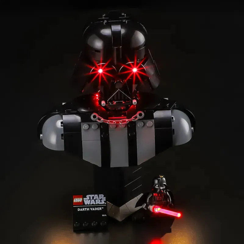 Lightailing pre-soldered harness kit for LEGO Darth Vader Bust 75439