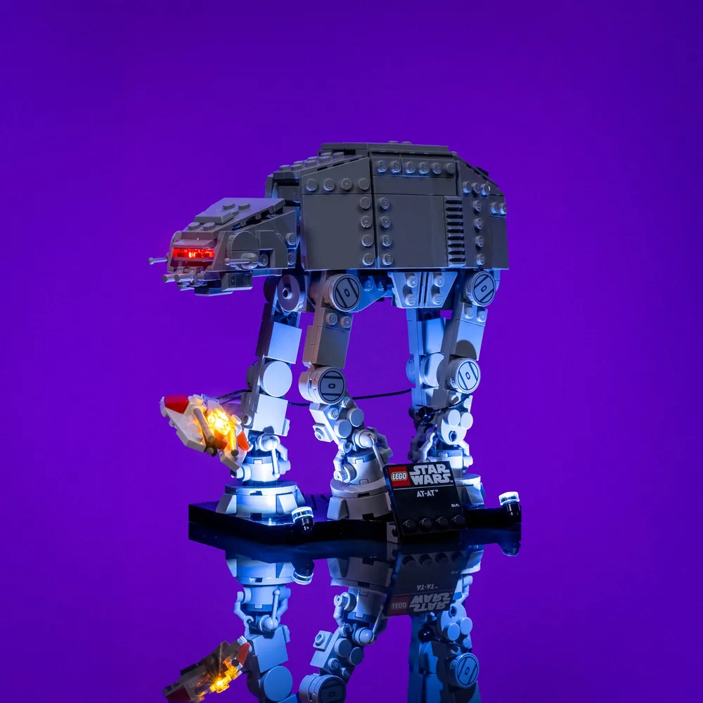 LightMyBricks AT-AT 75440 premium LED kit head lights
