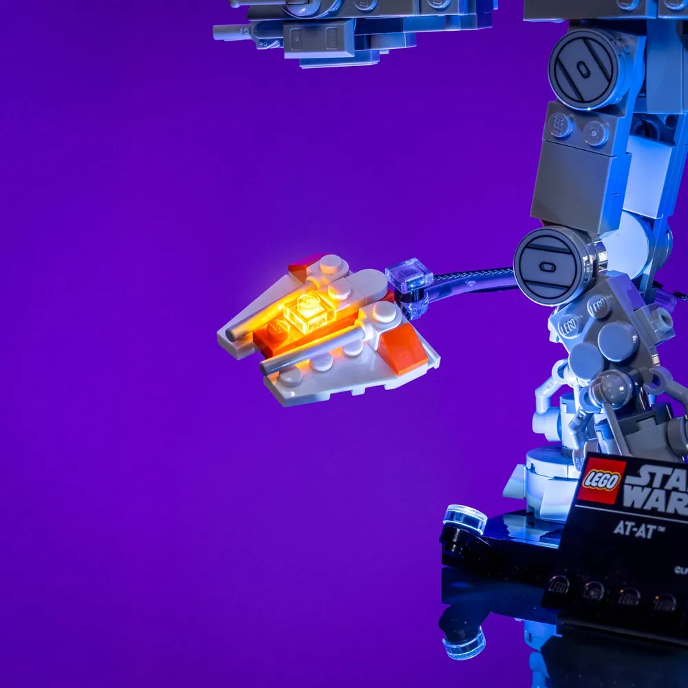 LightMyBricks AT-AT 75440 full model LED setup