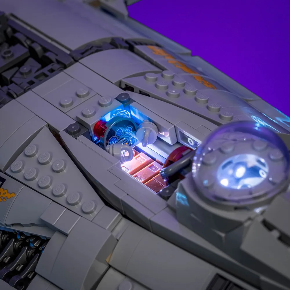 LEGO 75442 with LightMyBricks lights, full illumination