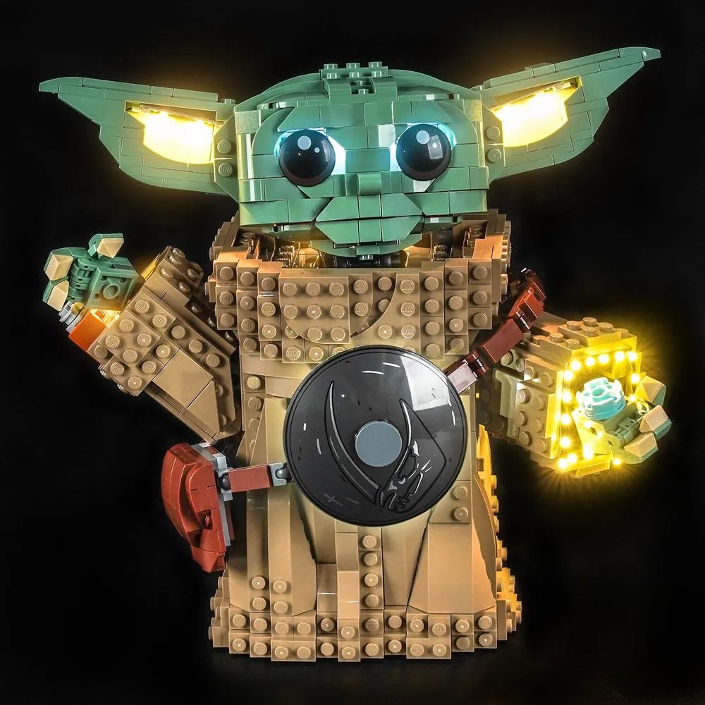 BrickBling LED kit for LEGO Grogu 75446 lighting eyes and shifter