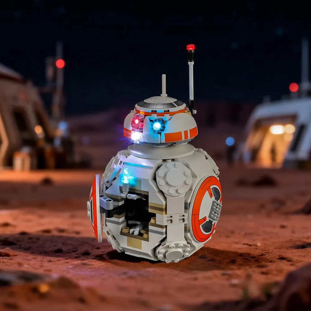 Lightailing LED kit for LEGO BB-8 75452 with integrated harness