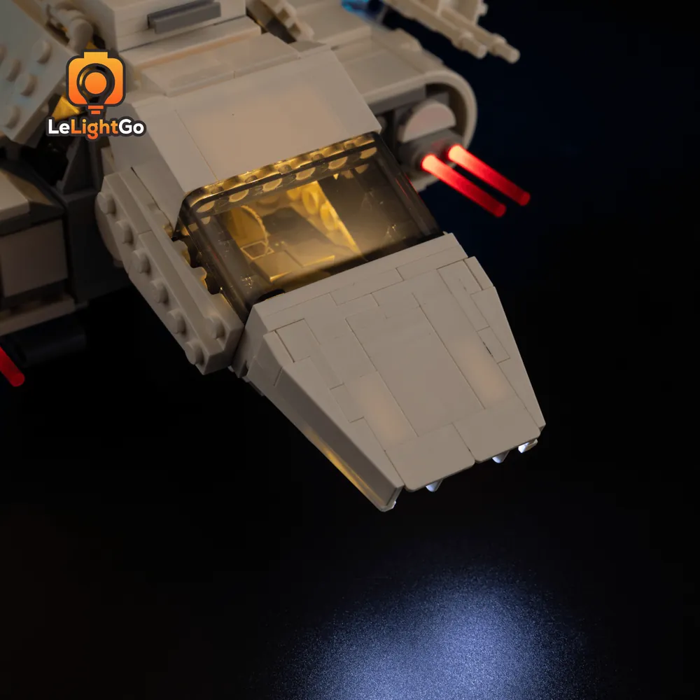 LeLightGo micro-LEDs on Shuttle 75459