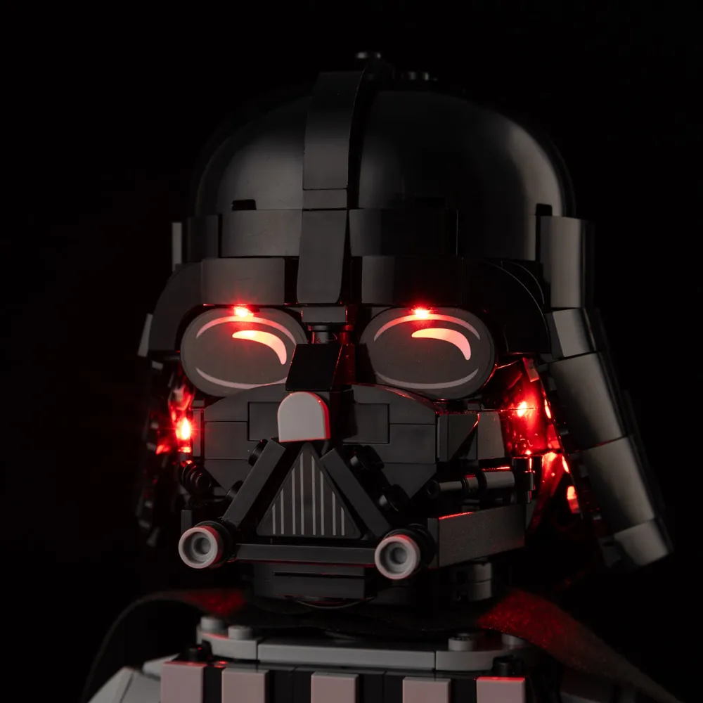 Detailed view of Game of Bricks modular expansion board connections on LEGO 75461