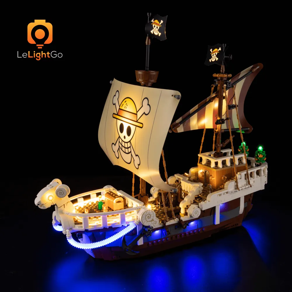 LeLightGo LED kit for LEGO Going Merry Pirate Ship 75639