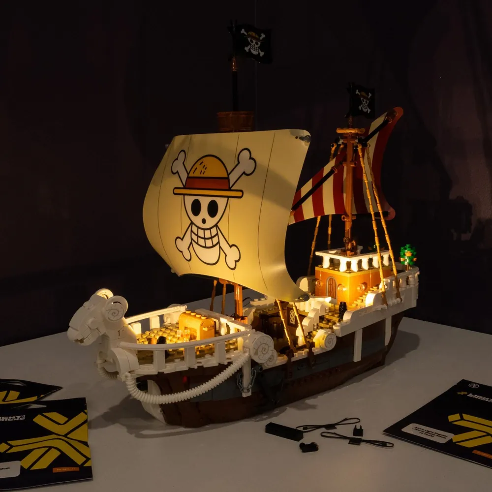 LightMyBricks LED kit for LEGO Going Merry Pirate Ship 75639