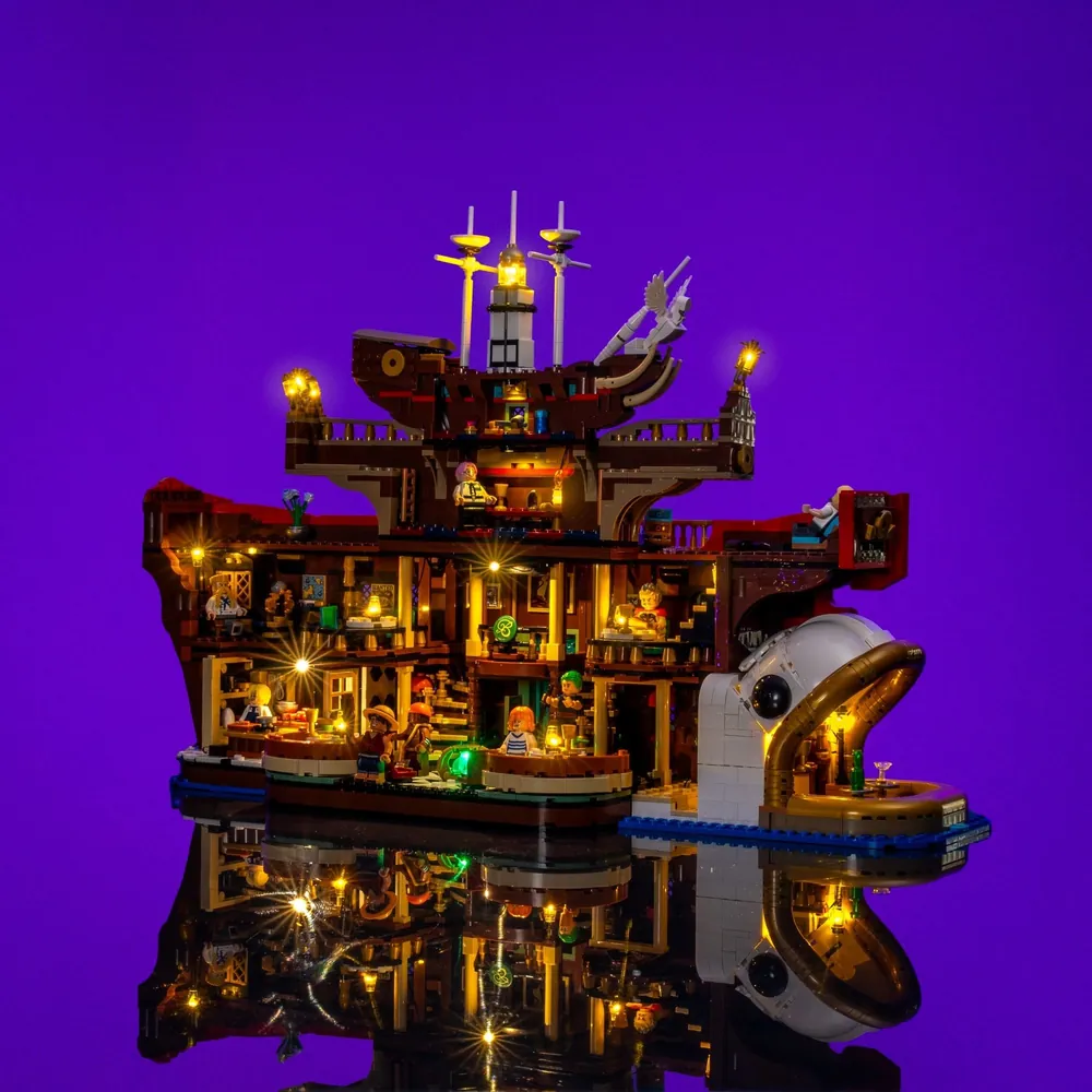 LightMyBricks premium LED kit for LEGO Baratie
