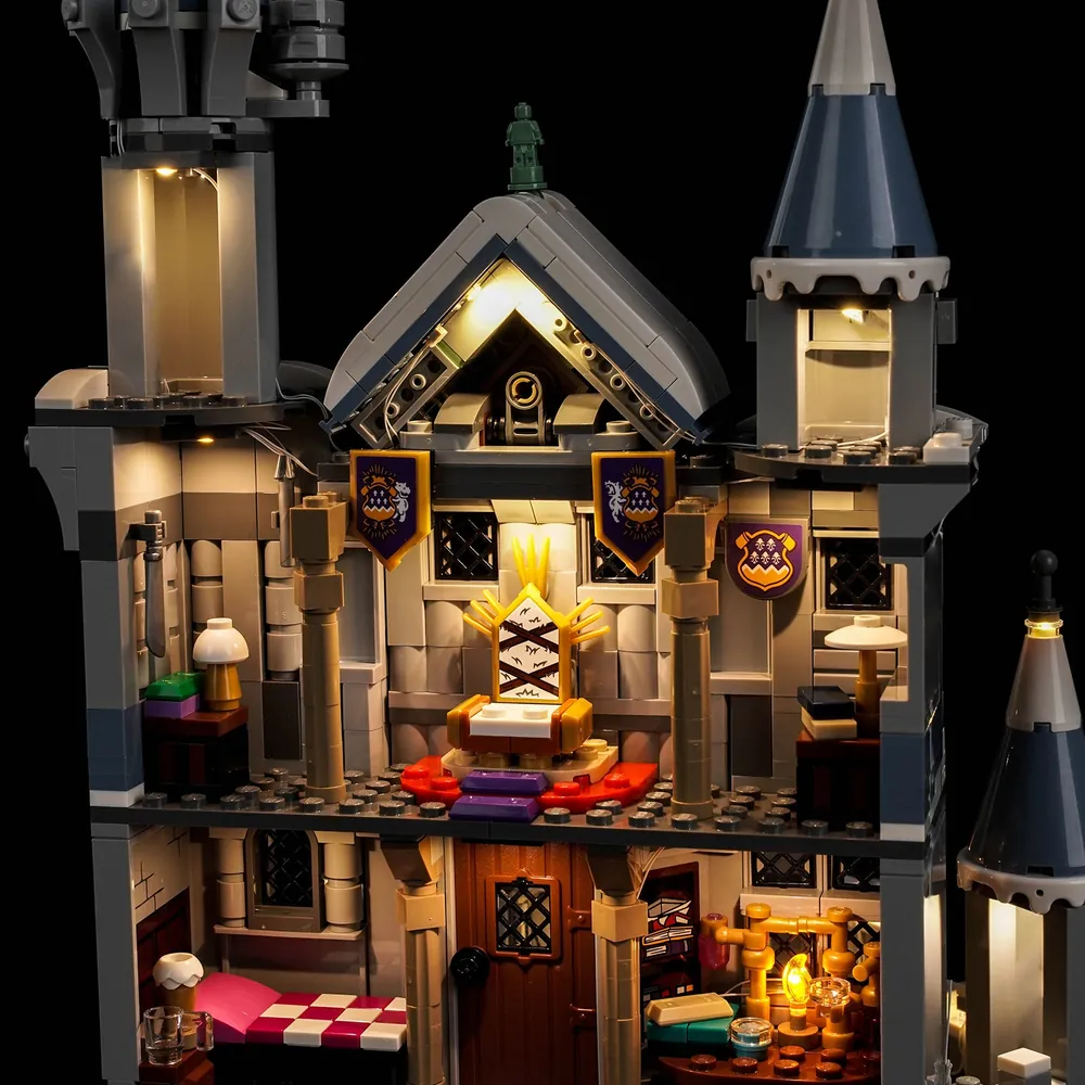 Remote control variant of BrickBling lighting for LEGO Drum Castle