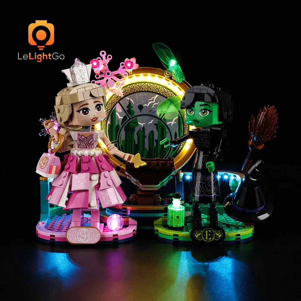 LeLightGo light kit for LEGO Elphaba & Glinda Figures 75682