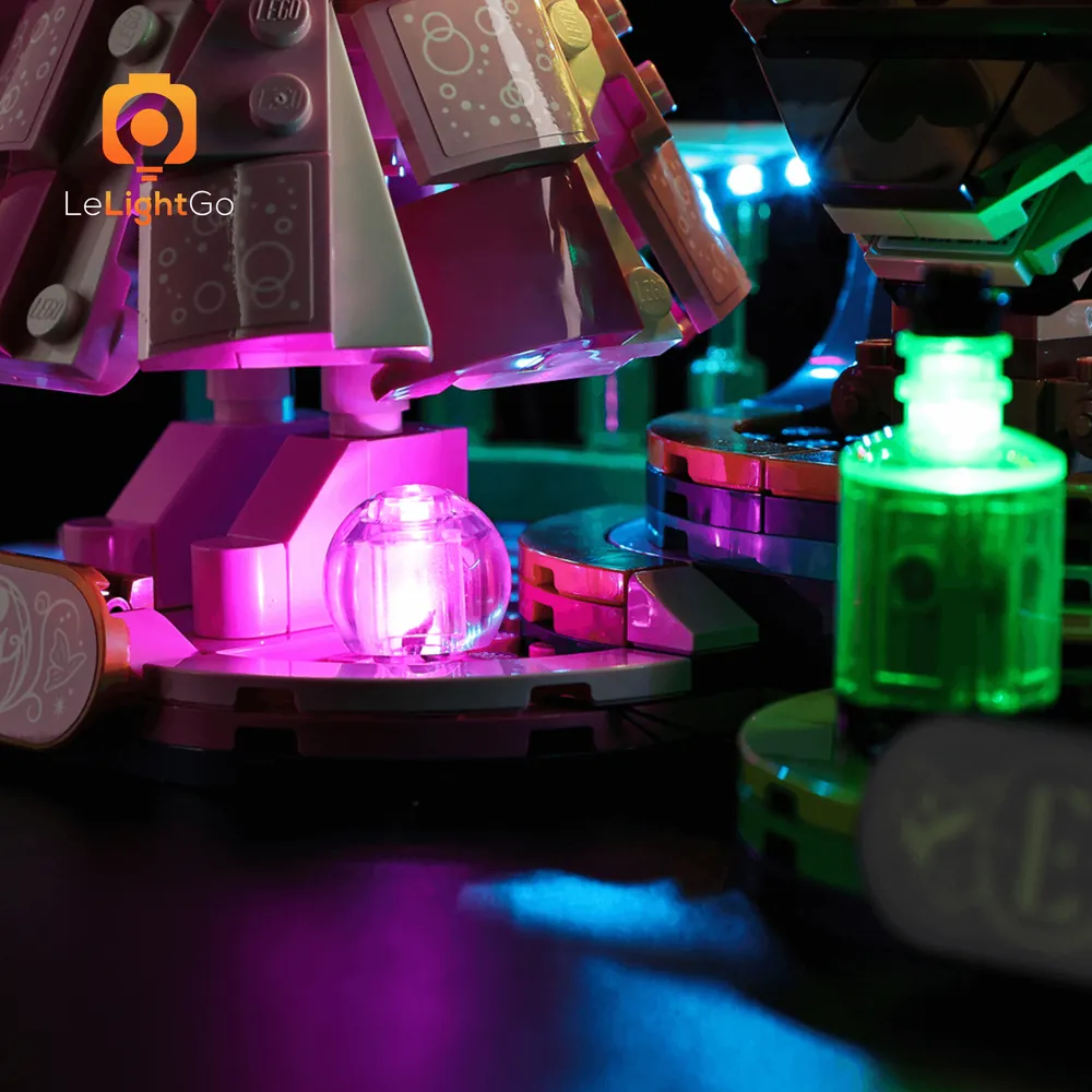 LeLightGo micro-LEDs lighting the Wicked figures