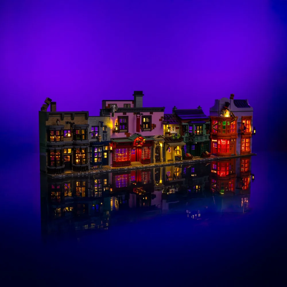 LightMyBricks LED kit for LEGO Diagon Alley 75978 premium edition