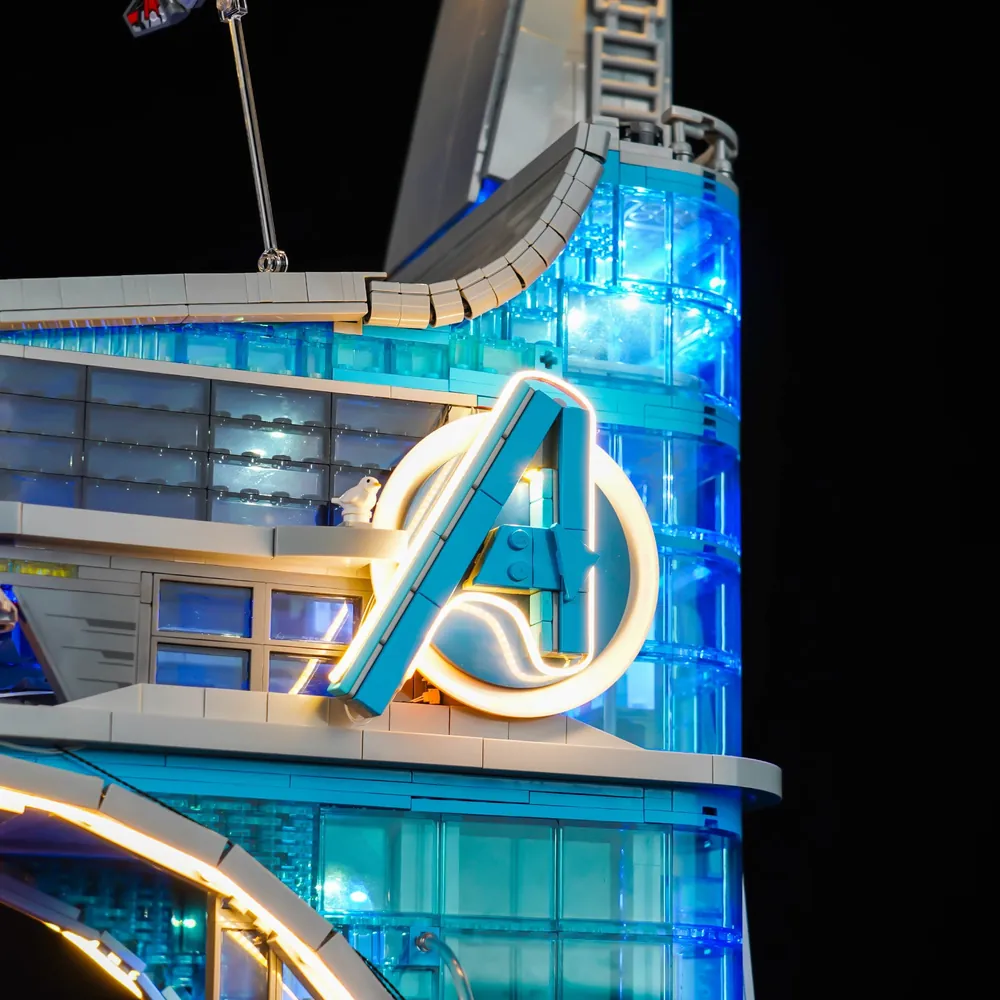 Avengers Tower 76269 with BrickBling Classic Version lighting