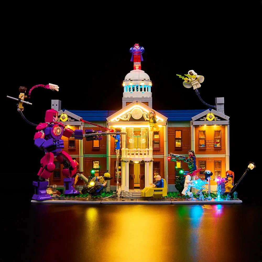 Game of Bricks LED lighting for LEGO X-Mansion 76294 with expansion boards