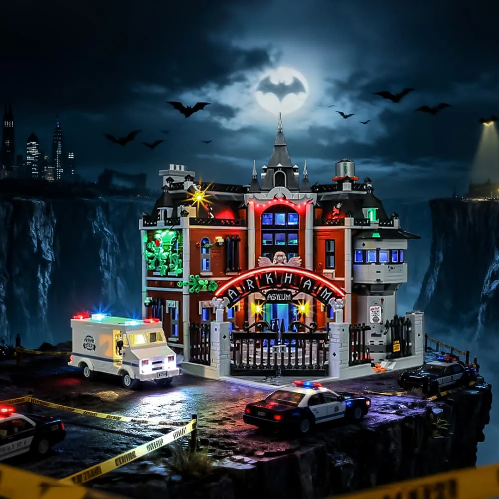 Lightailing pre-soldered harness LED kit for LEGO Arkham Asylum 76300