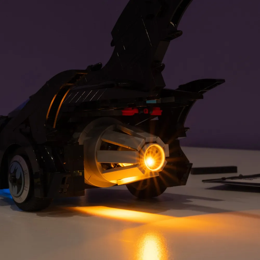 LightMyBricks standard edition lighting for LEGO Batman Forever Batmobile 76304