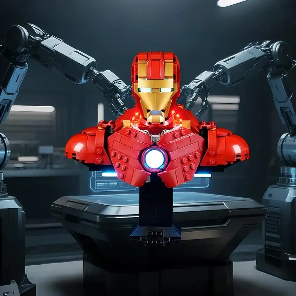 Lightailing kit cable management on Iron Man MK4 Bust