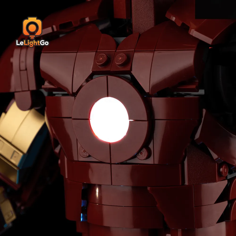 LeLightGo modular micro-LEDs for Iron Man Mark 3