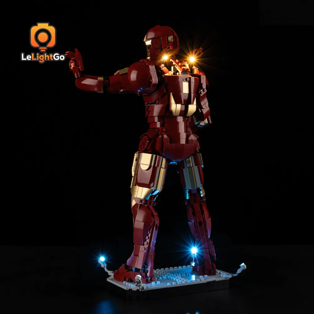 Iron Man Mark 3 with LeLightGo remote lighting