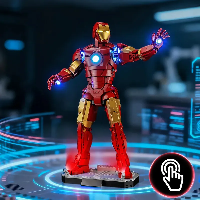 Iron Man Mark 3 with Lightailing touch control lighting