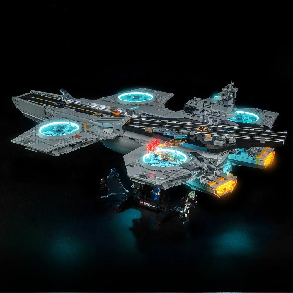BrickBling LED kit for LEGO S.H.I.E.L.D. Helicarrier 76354 with remote control
