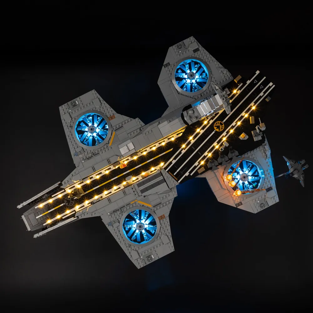 Game of Bricks standard gauge wiring on Helicarrier