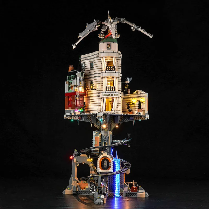 BrickBling light kit for LEGO Gringotts Wizarding Bank 76417, modular micro-LEDs with remote control option