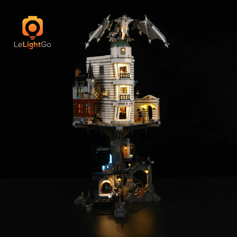 LeLightGo light kit for LEGO Gringotts Wizarding Bank 76417, micro-LEDs