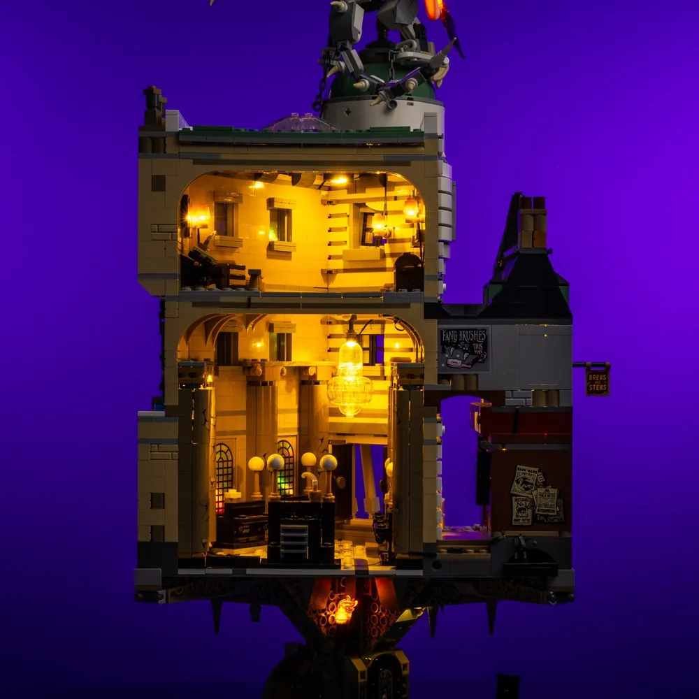 Light My Bricks light kit for Gringotts vaults, LEGO 76417