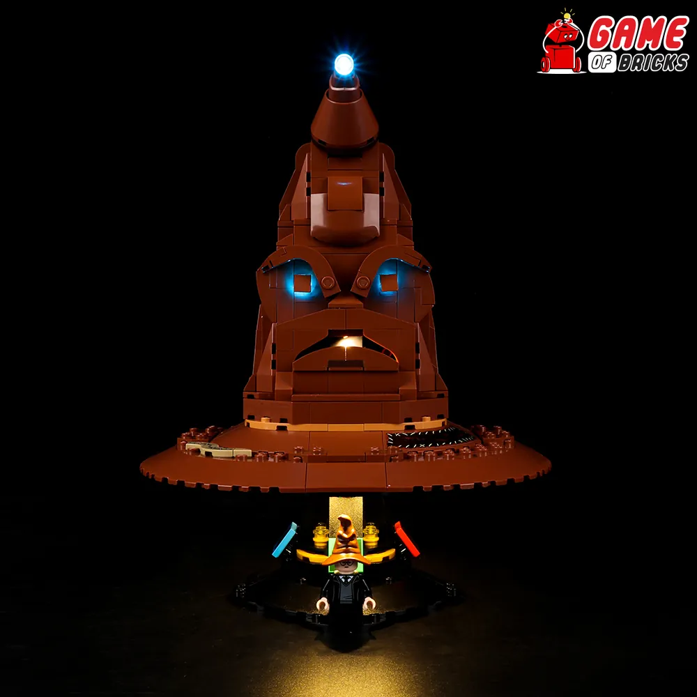 LEGO Sorting Hat with Game of Bricks modular LED lighting