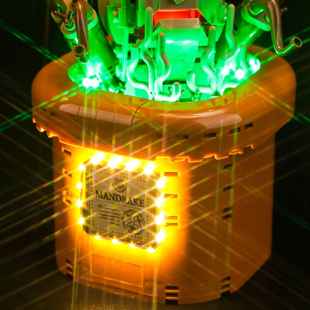 LEGO Mandrake 76433 with BrickBling Classic and Music variants for LED lighting