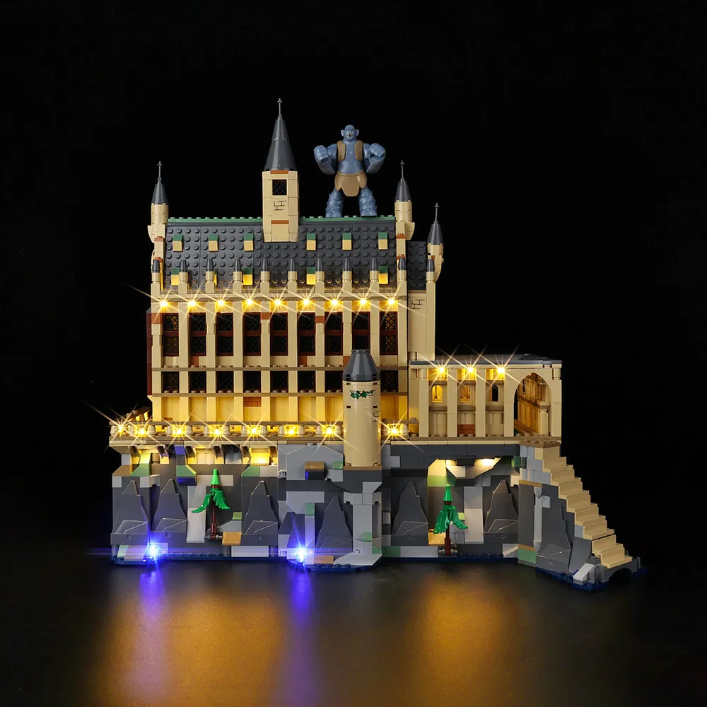 Game of Bricks LED kit for LEGO Hogwarts Castle Great Hall with modular expansion boards