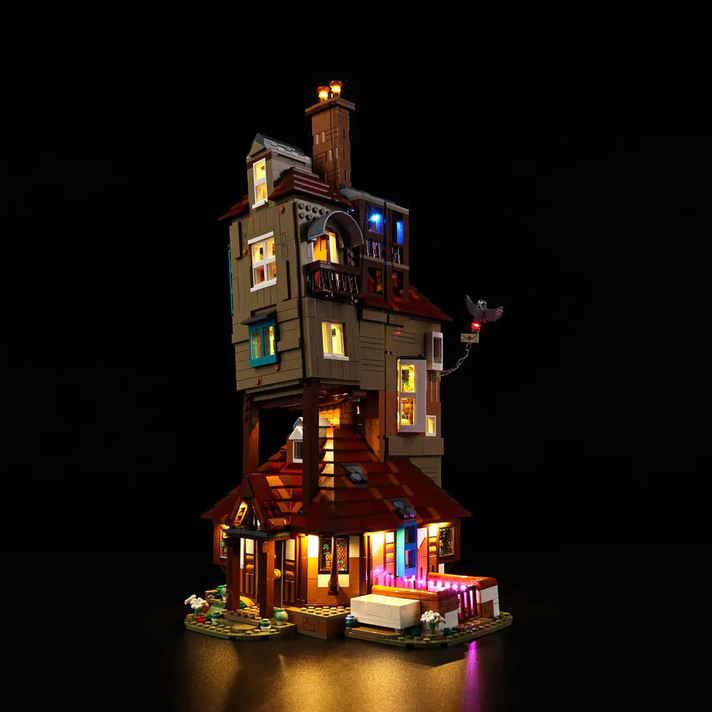 Game of Bricks light kit for The Burrow 76437 with expansion boards